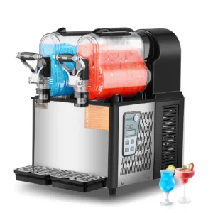VEVOR XRJ3LX2 Commercial Slushy Machine, 3Lx2