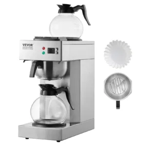 VEVOR RB-386-BD2 12 Cups Commercial Drip Coffee Maker