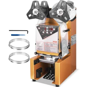 VEVOR WY-980 Fully Automatic Cup Sealing Machine, 500-650 Cups/H