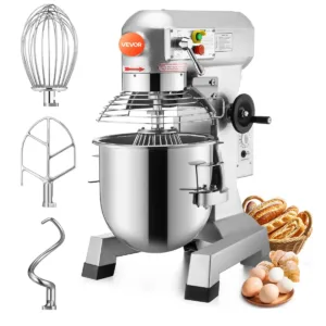 VEVOR Commercial Food Mixer 15Qt 600W 3 Speeds