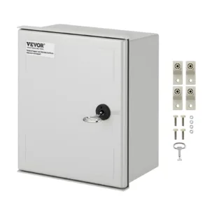 VEVOR TIP-325 NEMA 12x10x6'' 4X Fiberglass Electric Enclosure