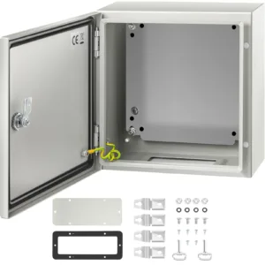 VEVOR SPT NEMA Steel Enclosure, 12 x 12 x 6" 4X Electrical Box