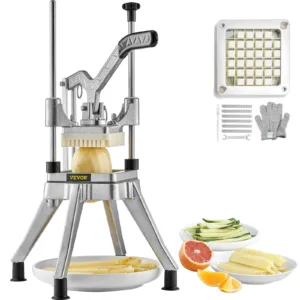 VEVOR J002-01/02 Commercial Vegetable Fruit Chopper 1/2″ Blade