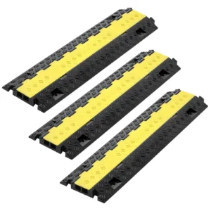 VEVOR CP-2U-3 Cable Protector Ramp, 22,000 lbs/axle 3 Pack