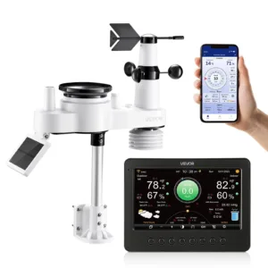 VEVOR YT60311 7-in-1 Wi-Fi Weather Station, 7-Inch TFT Display