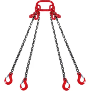 VEVOR Chain Sling, 1/4 inch x 5 ft Lifting Chains with Hooks