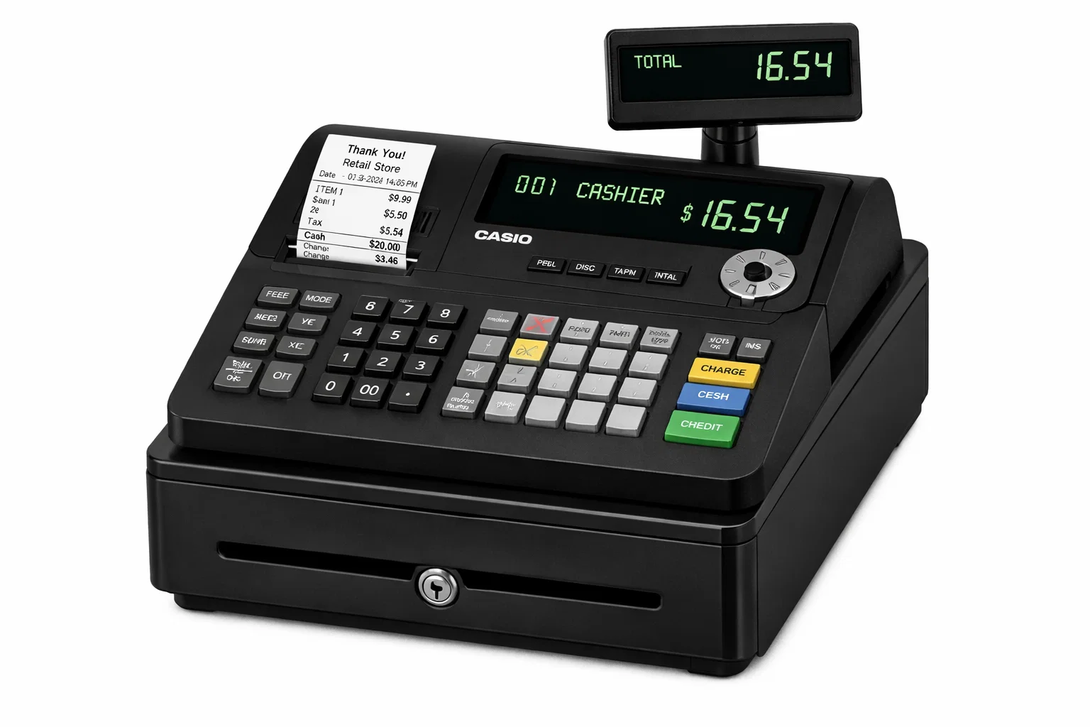Casio SR-S920-BK Thermal Print Cash Register