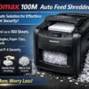 Automax 100M Auto Feed Shredder: The Ultimate Solution for Effortless Document Security