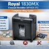 Royal 1830MX Crosscut Shredder (89140X-FE) – Complete Blog Guide