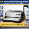 VEVOR STD12A Coil Spiral Binding Machine