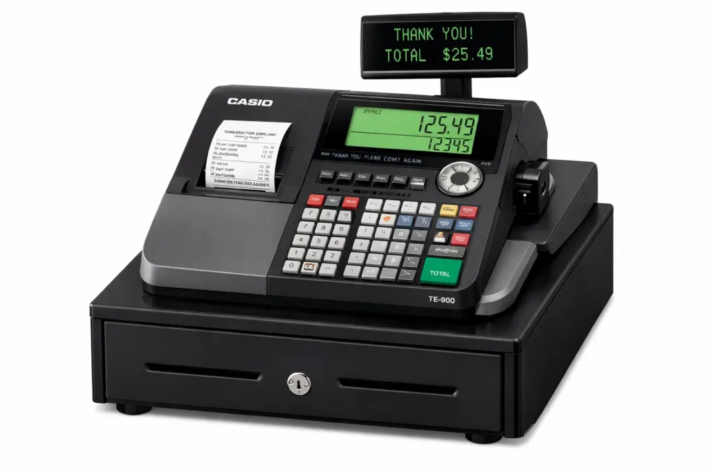 Casio TE-900 Electronic Cash Register – A Smart POS Solution for Modern Businesses