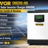 44. VEVOR EM6200-48L Hybrid Solar Inverter Charger 6000W