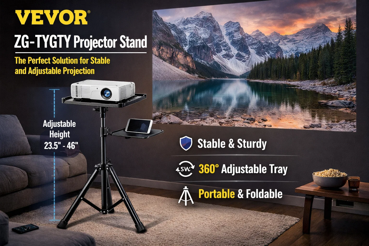 VEVOR ZG-TYGTY Projector Stand