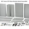 Tennsco 1871 Deluxe Wardrobe Cabinet (Unassembled)
