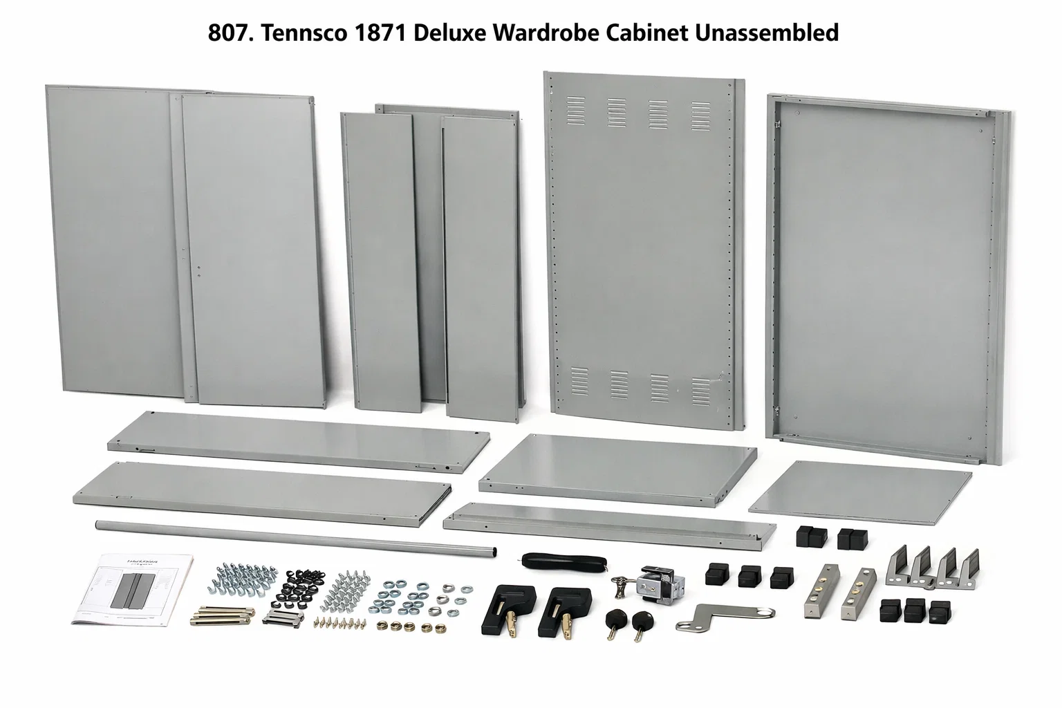 Tennsco 1871 Deluxe Wardrobe Cabinet (Unassembled)