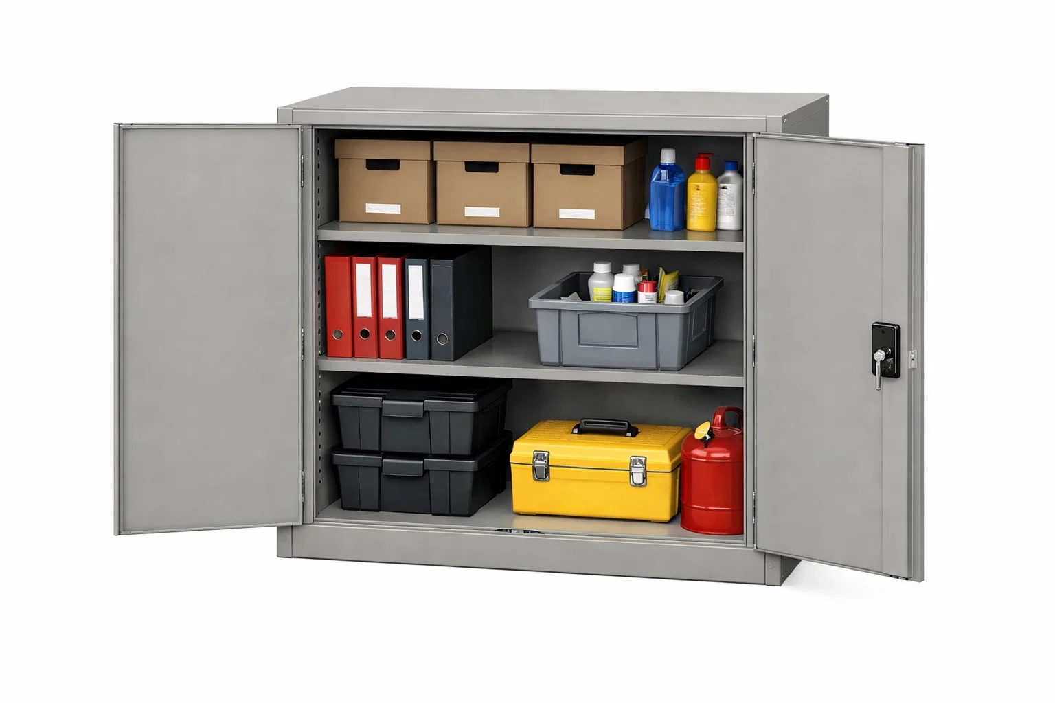 Tennsco J2442SU Jumbo Counter High Cabinet Welded