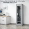 879. Tennsco CSL-151872-A Single Tier C-Thru Locker One Wide No Legs Assembled