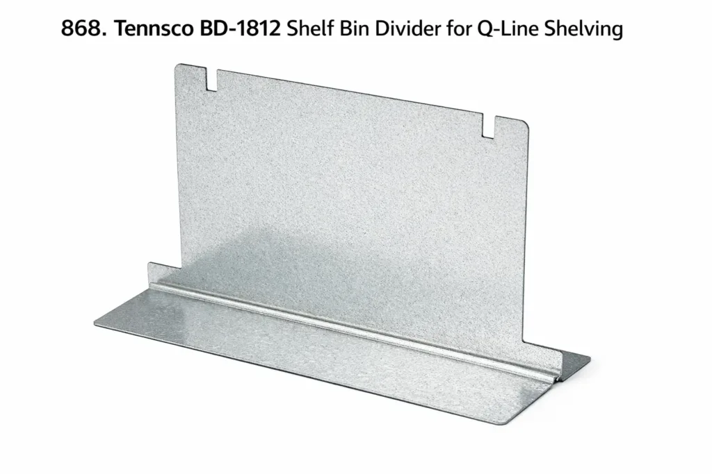 868. Tennsco BD-1812 Shelf Bin Divider for Q-Line Shelving