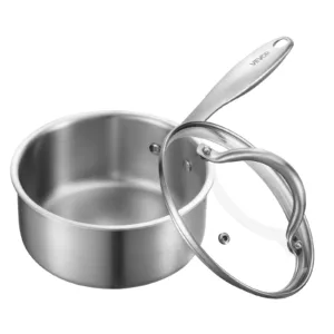 VEVOR 1.5 QT Saucepan, Stainless Steel Saucepan