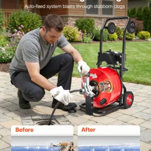 VEVOR Drain Cleaner Machine 100 FT x 3/4 Inch