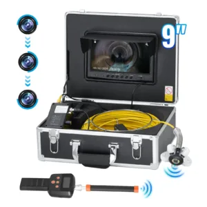 VEVOR Sewer Camera with 512Hz Locator, 98 ft/30 m, 9"