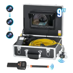 VEVOR Sewer Camera with 512Hz Locator, 165 ft/50 m, 9"