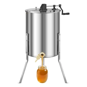 VEVOR Honey Extractor, 4/8 Frame Manual Honey Spinner