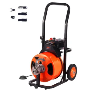 VEVOR Drain Cleaner Machine 75 FT x 1/2 Inch