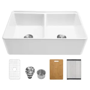 VEVOR 33x20 inch Farmhouse Sink