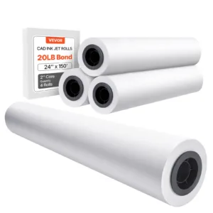 VEVOR JSFL21080024P610 Wide Format Paper 24 in x 150 ft