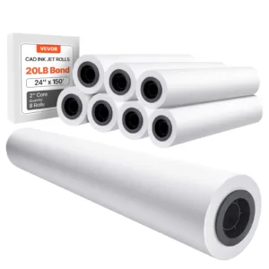 VEVOR JSFL21080028P610 Wide Format Paper 24 in x 150 ft
